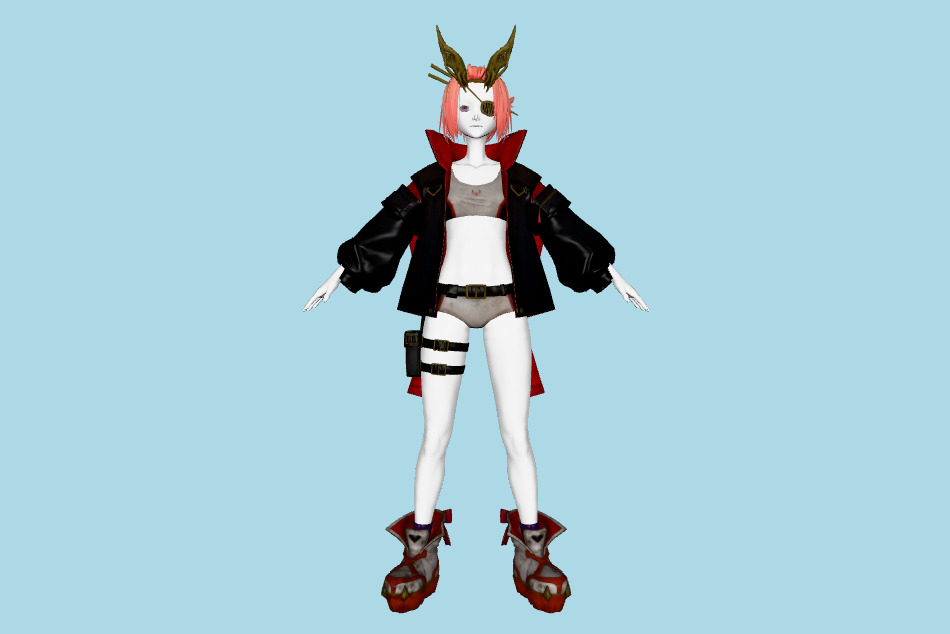 Code Vein 2 - Josee Anjou 3d model
