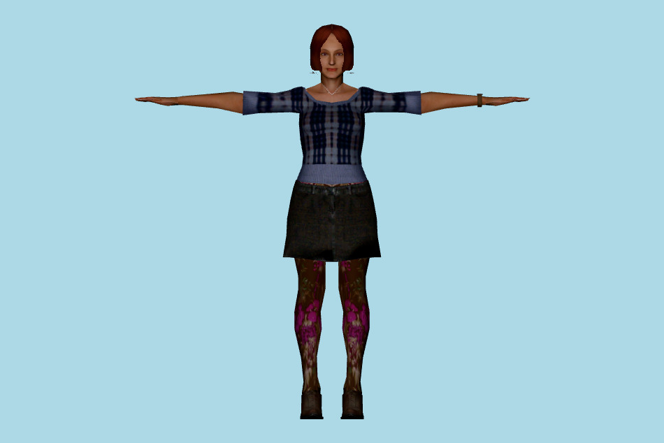 Girl 3d model