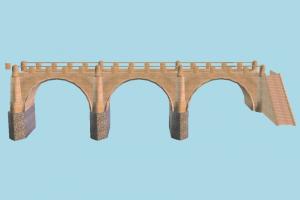 Bridge bridge, viaduct, way, stairs, stair, build, structure