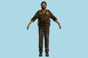 Joel joel, tlou, the_last_of_us, man, male, fighter, army, people, human, character