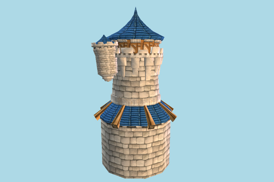 Stormwind Keep Main Tower 3d model
