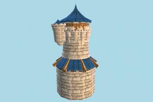 Tower tower, castle, build, building, structure