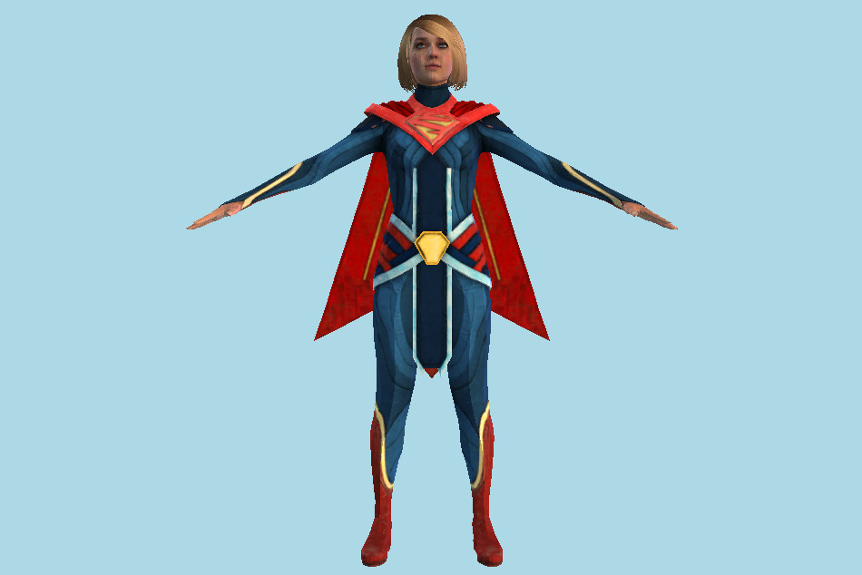 Injustice 2 - Supergirl 3d model