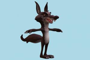 Wile E. Coyote coyote, disney, cartoon-character, animal-character, character, cartoon, toony, friends, animal