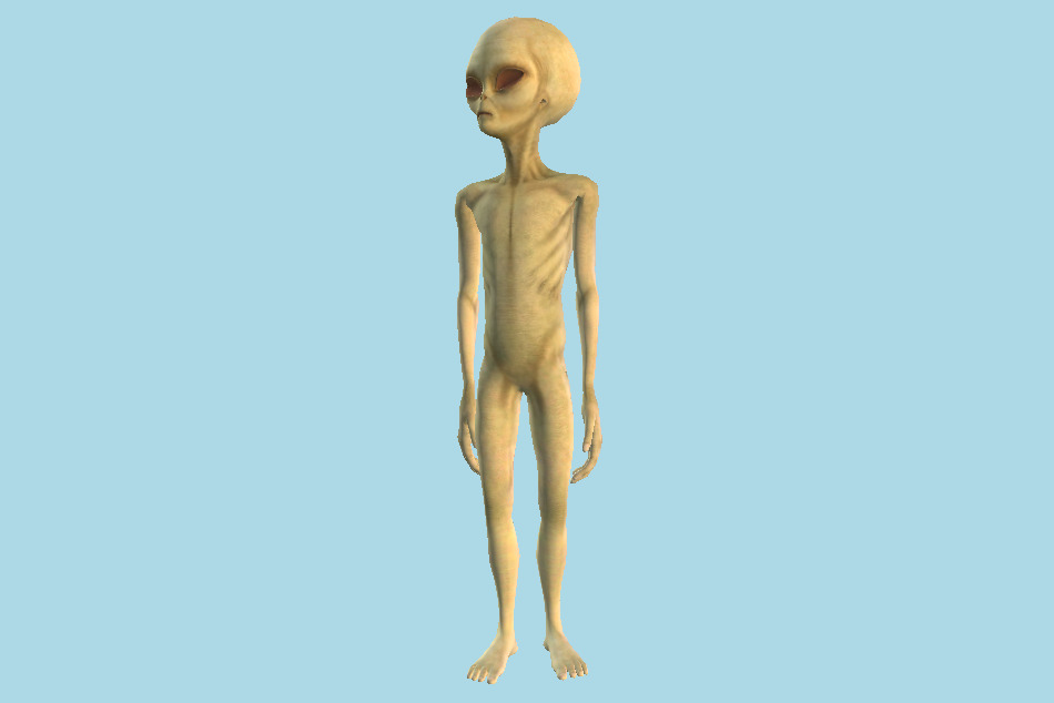 Alien 8 3d model