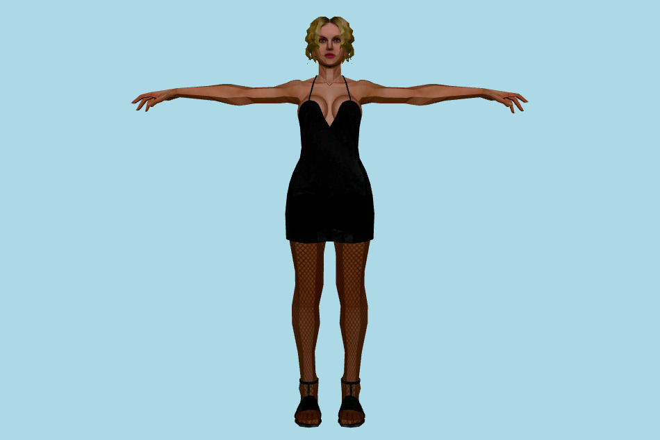 Girl 3d model