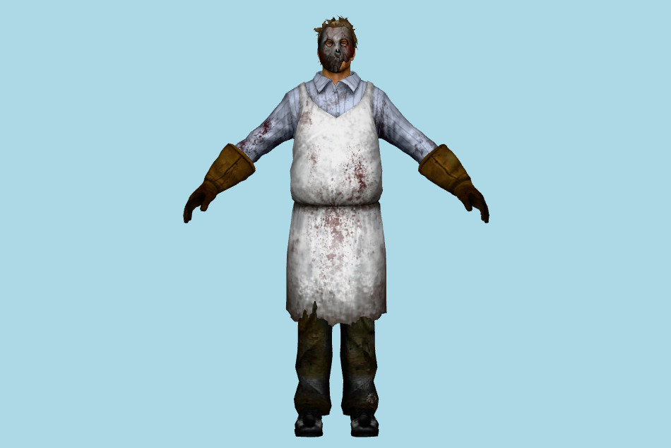 Chuck Greene Psychopath 3d model