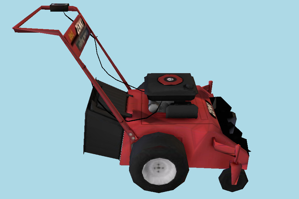 Dead Rising - Lawn Mower 3d model