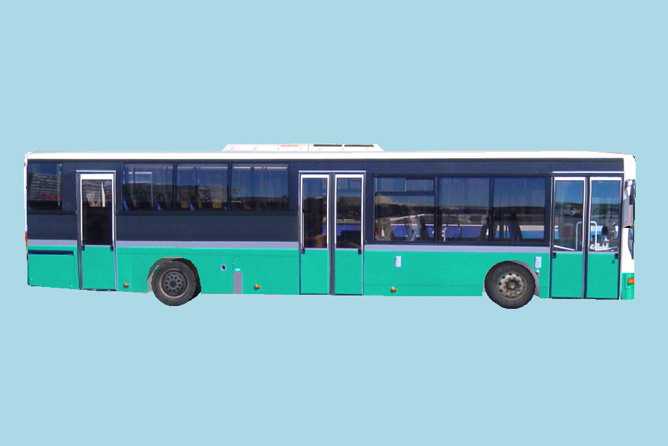 Metro Bus for Passengers 3d model