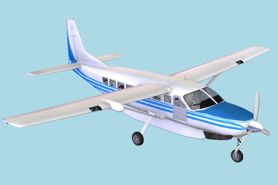 Cessna 208 Aircraft 3d model