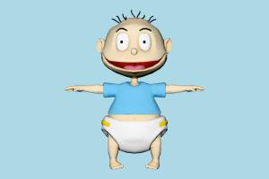 Tommypickles uploaded, animated, rigged, rig, model