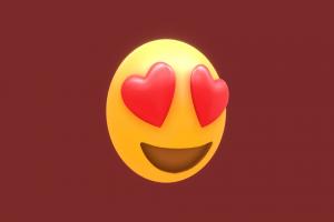 😍Smiling Face with Heart Eyes Emoji face, red, iphone, orange, circle, heart, happy, for, accessories, valentine, laughing, christmas, night, day, ready, vr, best, signal, android, yellow, smiling, smile, joy, laugh, instagram, emotion, emoji, whatsapp, telegram, low-poly, lowpoly, 3dmodel, download, accessorize, smiling-face-with-heart-eyes-emoji