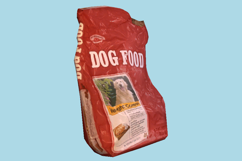 Bag of Dog Food Open (L4D series) 3d model