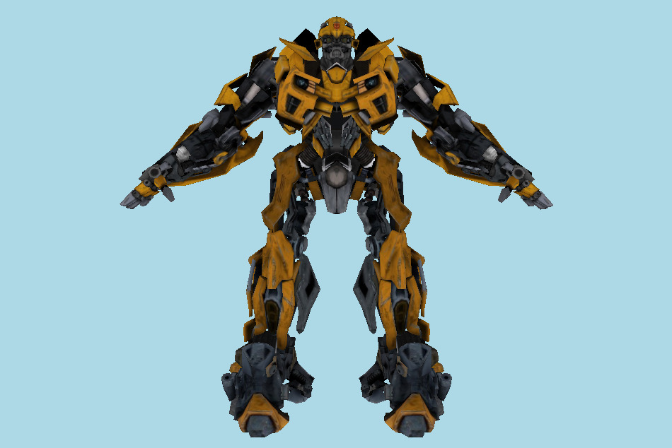 Robot Bumble Bee 3d model
