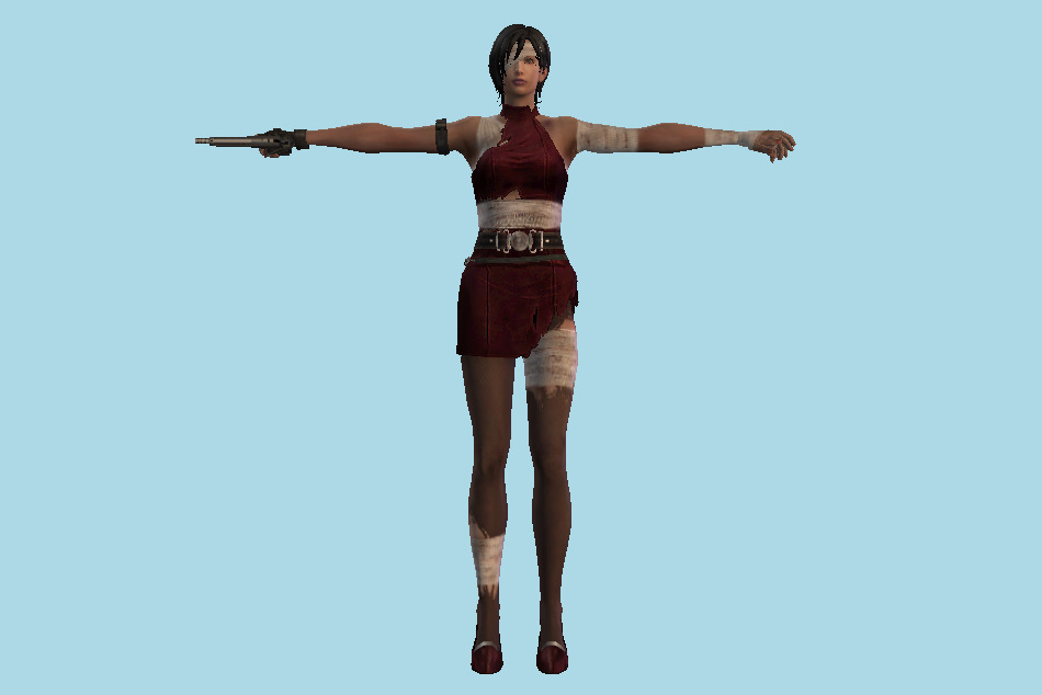 Resident Evil: The Umbrella Chronicles - Ada Wong 3d model