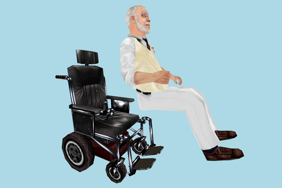 Wheelchair Sci HL MDL 3d model