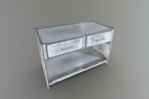 Metal Double Cabinet furniture, cabinet, game-asset, home
