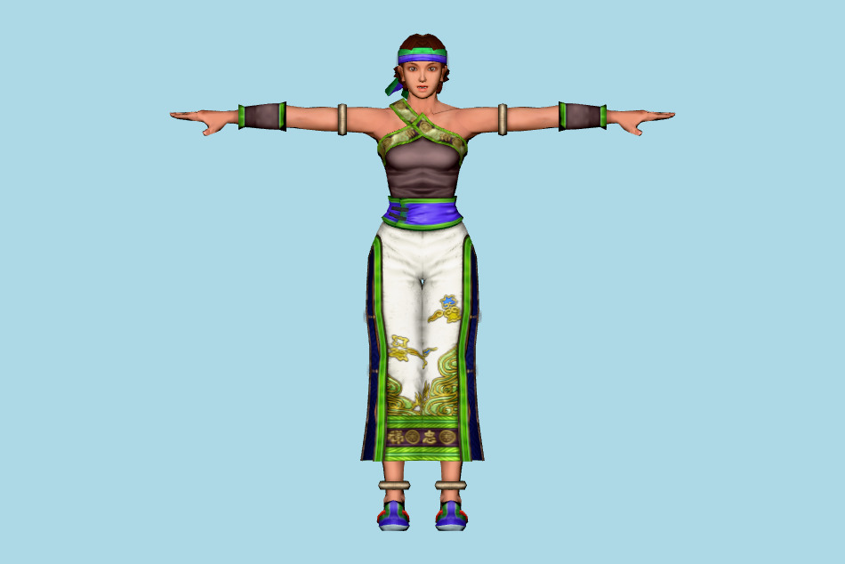 Soul Calibur 3 Seong Mina 3d model