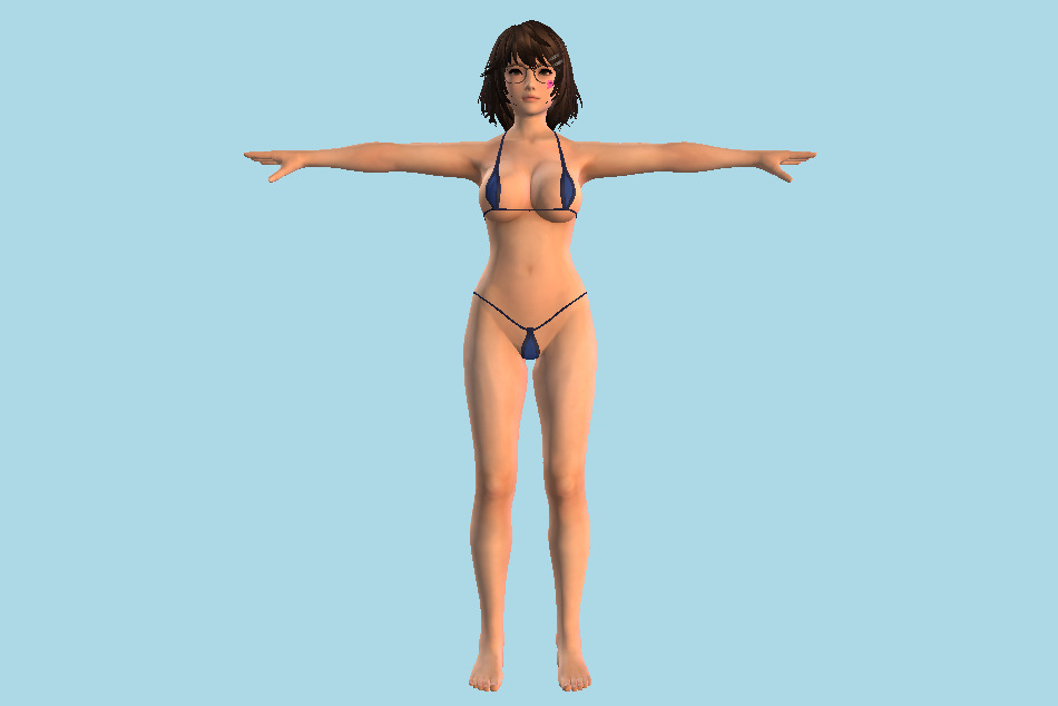 Hentai Girl 3d model