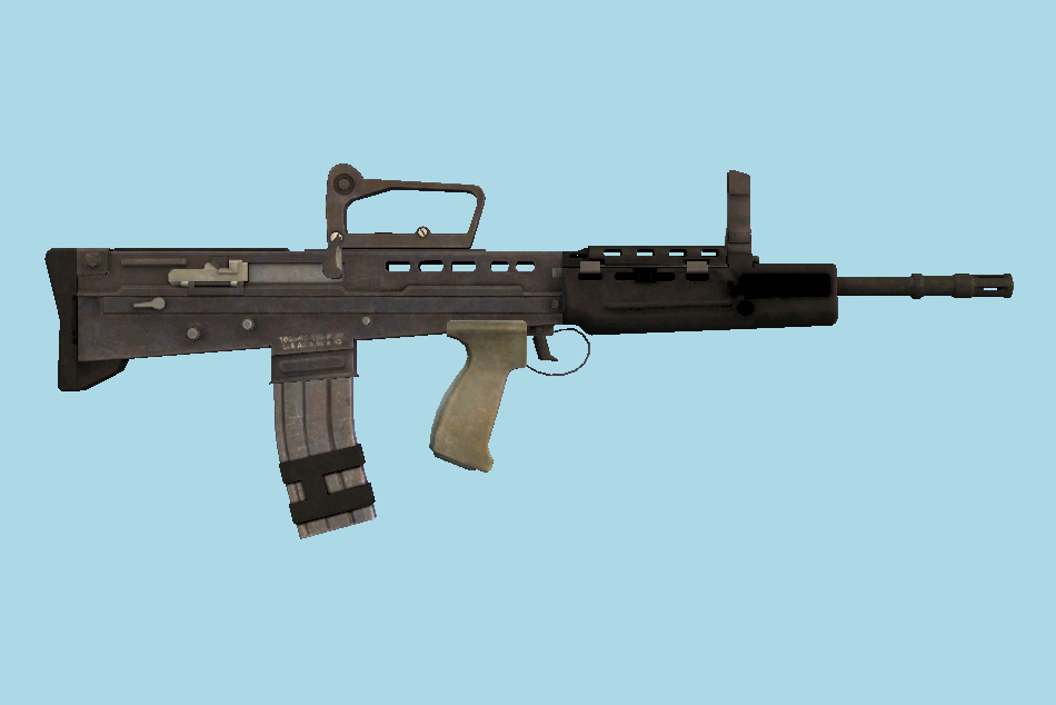 L85A2 Weapon 3d model