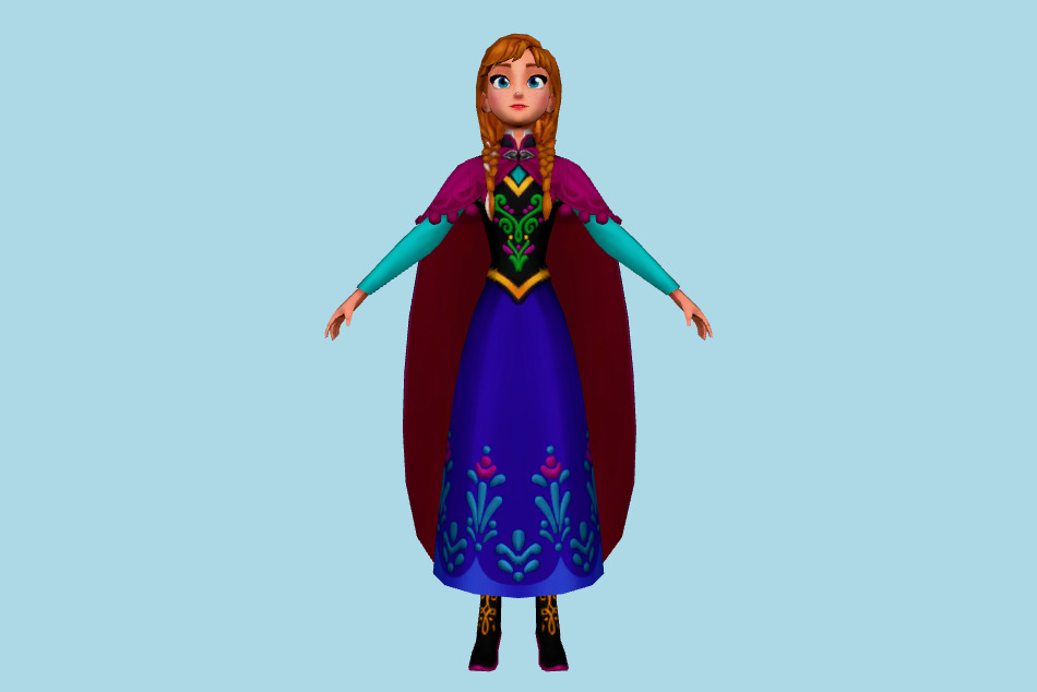 Anna 3d model