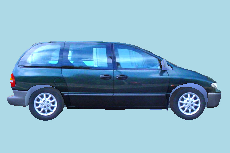 Low-poly Car 3d model