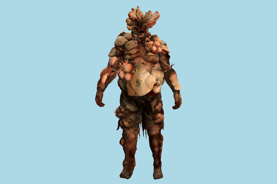 The Last Of Us - TLOU Bloater Zombie 3d model