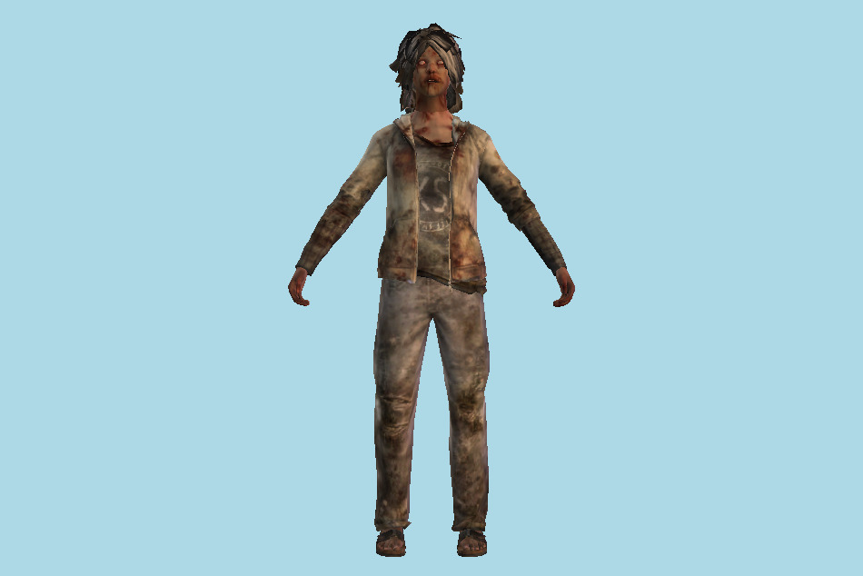 The Last Of Us - Runner Zombie Infected 3d model