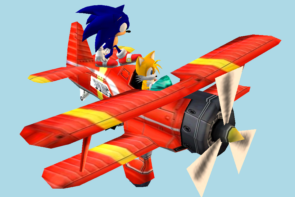 Sonic Adventure DX: Director`s Cut Tornado 1 & 2 3d model