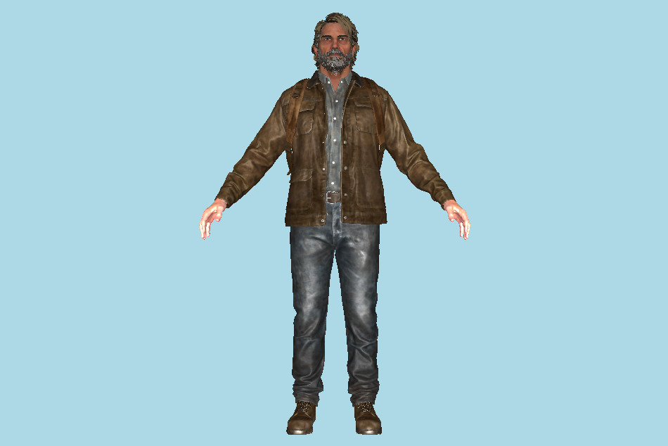 The Last Of Us 2 - TLOU2 Joel (Jackson) 3d model