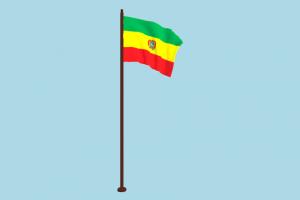 Bolivia Flag Animated flag, animated, fbx, free