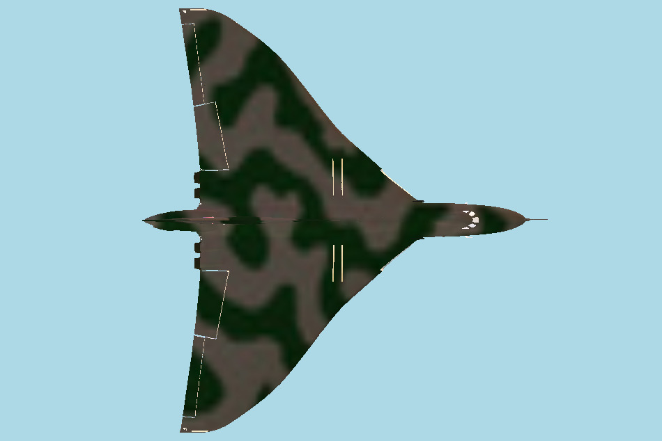 Avro Vulcan B.2 Strategic bomber 3d model