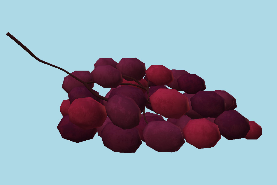 Grapes 3d model