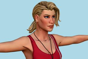 Janet XIII-Remake, woman, female, girl, people, human, characters