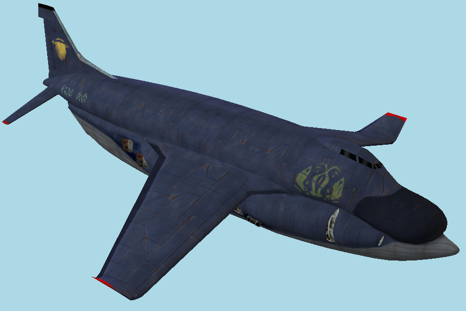 Dropship Aircraft 3d model