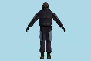 Soldier counter-strike, army-man, soldier, man, people, human, character