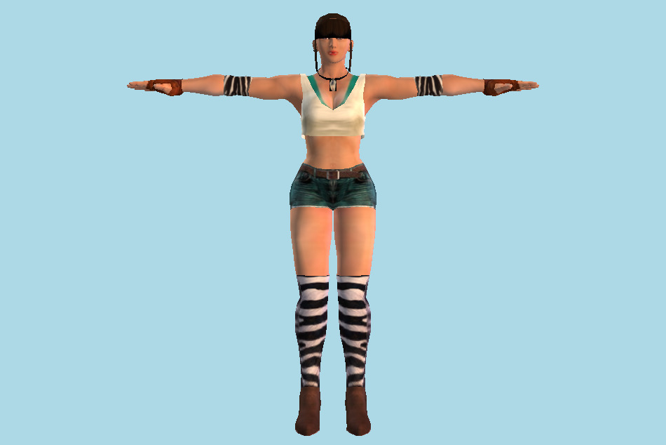 Tekken Michelle Tag Tournament 3d model