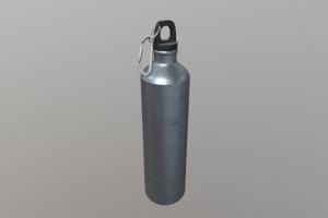 Water Bottle drink, household, other, can, civil, aluminium, equipment, camp, survival, canteen, beverage, accessory, metal, water, waterbottle, carabiner, liquid, pouch, thermos, molle, container, plastic, flask