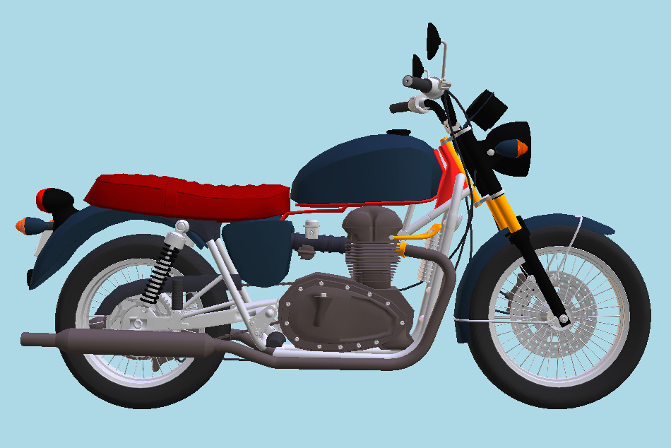 Motorcycle Bike 3d model