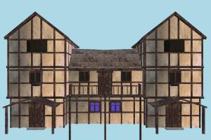 House house, home, building, medieval, build, apartment, flat, residence, domicile, structure