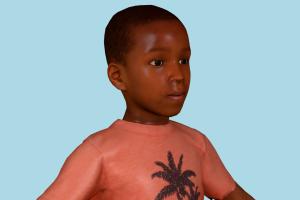 Jason Kid children, young, boy, male, people, human, character, renderpeople