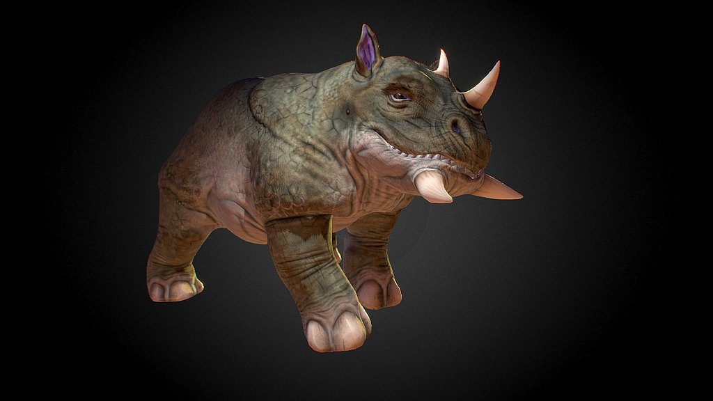 something to test out the new animation feature :D - Creature - 3D model by BeauLamb 3d model
