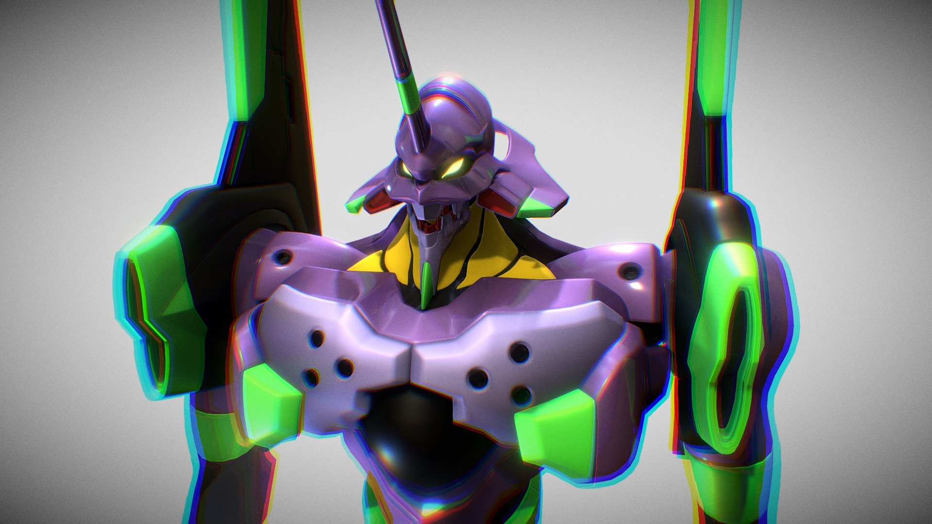 At the beginning of EVA evangelion EVA YiHaoJi machine 【Bound】
= = = = = = = = = = = = = = = = = = = = = = = = = = = = = = = = = = = = = = = = = = = = = = = = 
Hair before a only the version of the model, on the spur of the moment to improve it recently, this is the finished version, head and arms model have modified slightly, the material has been good, and do the binding, brush weights are in place, you can transfer the drawing. Render file contains three layers, namely, a few pieces of rendering environment, can again to POSE rendering&hellip;
= = = = = = = = = = = = = = = = = = = = = = = = = = = = = = = = = = = = = = = = = = = = = = = = 
Other works ~ welcome to visit my home page - EVA initial numbering machine【Bound】 - Buy Royalty Free 3D model by mpc199075 3d model