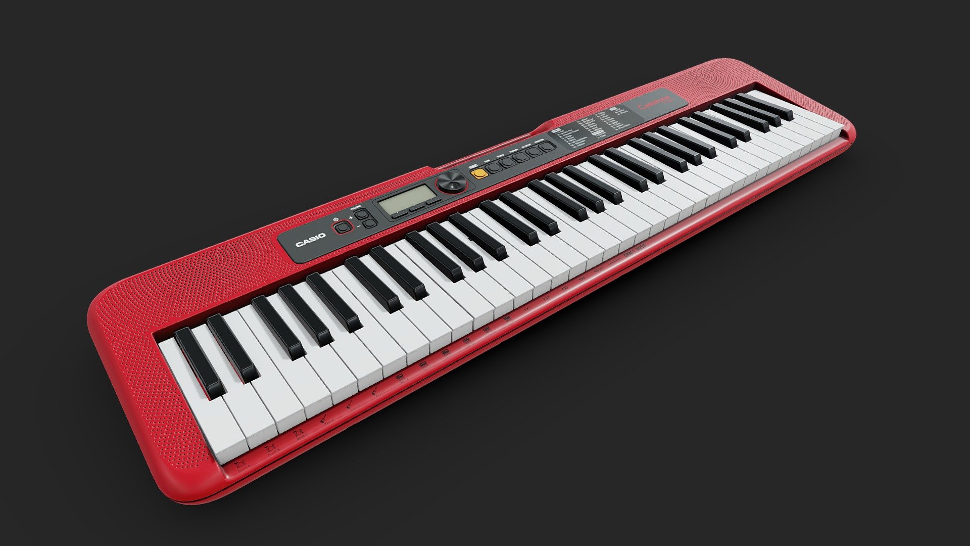 Casio CT-S200 low poly model. Made for online visualization 3d model