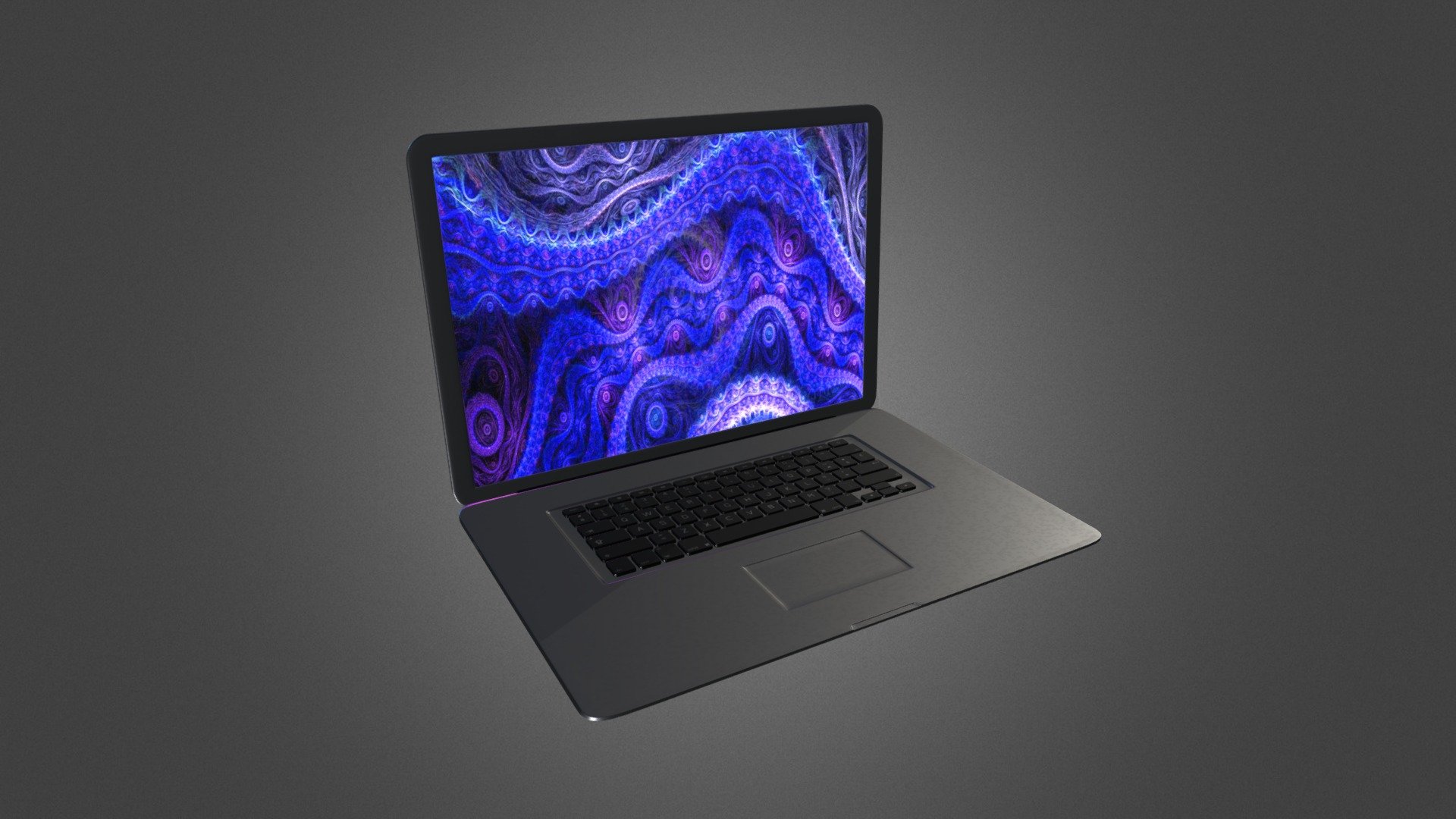 MacBook - 3D model by chaman.multimedia 3d model