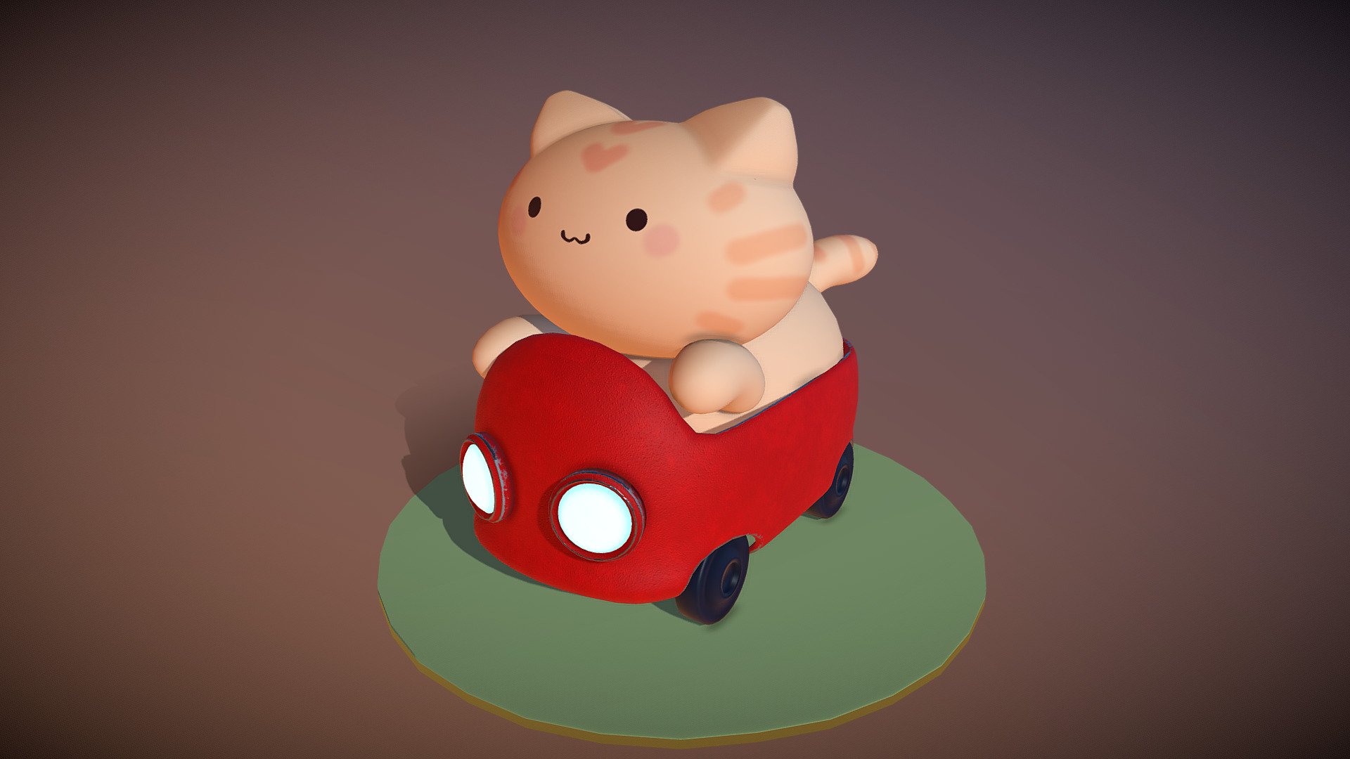 Kawaii cat in toy car. Model comes with 4k textures of Color, Roughness, Metallic and Normal Map. 


SketchfabWeeklyChallenge - Cute cartoon cat in toy car - Buy Royalty Free 3D model by Scritta 3d model
