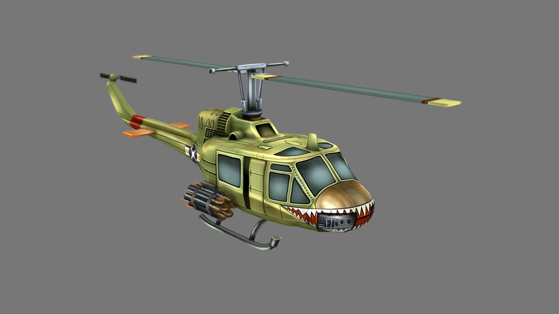 Helicopter - 3D model by Alina Zhdanova (@ilandion.rise) 3d model