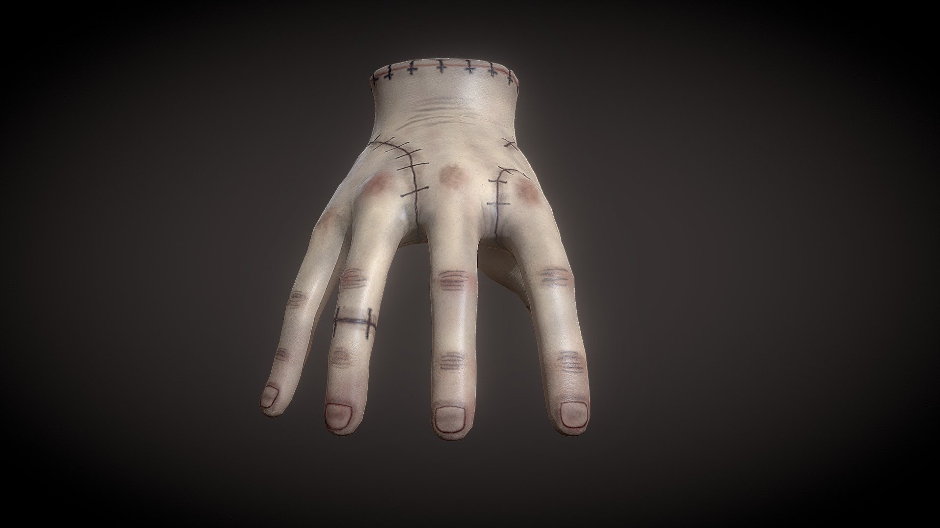 this is a free model, but if you want to support it, you can donate to my card, I will be glad to every dollar....
 visa 4738 7200 1548 7931 - Thing ,hand from serial Wednesday's Addams - Download Free 3D model by Jasur95 3d model