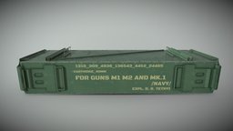 Ammo Crate crate, storage, grenade, power, army, store, storagebox, ammo, explosion, box, ammunition, ammobox, ammunition-box, gunnery, ammunitions, gun