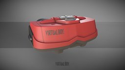 Virtual Boy virtual, headset, red, games, boy, videogame, console, nintendo, reality, rift, oculus, vr, htc, oculusrift, 90s, hololens, htcvive, virtualboy, virtualstudio, ninty, glass, 3d, gear, mario